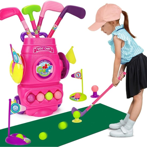 Toys New Toddler Golf Set Upgraded Kids Golf Sport Toys Educational